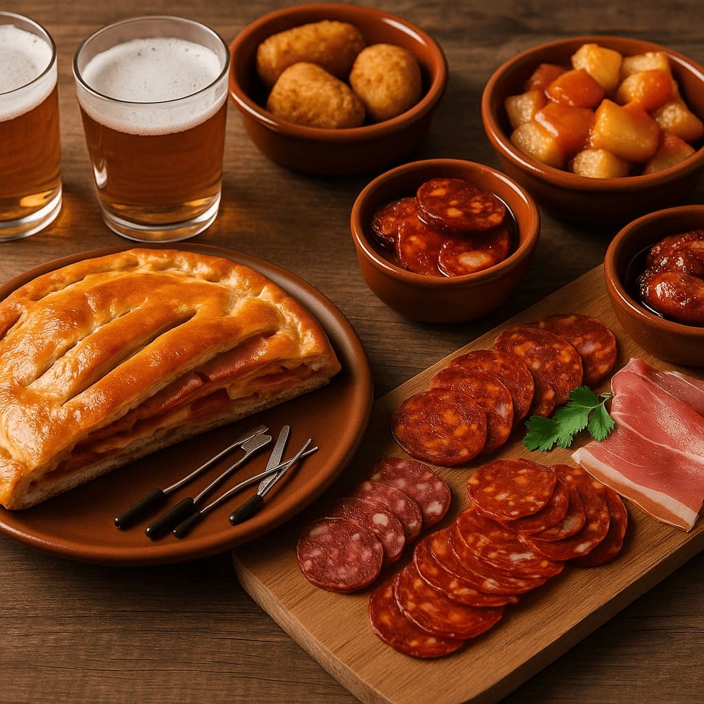 gastronomía salmantina hornazo jamón de Guijuelo